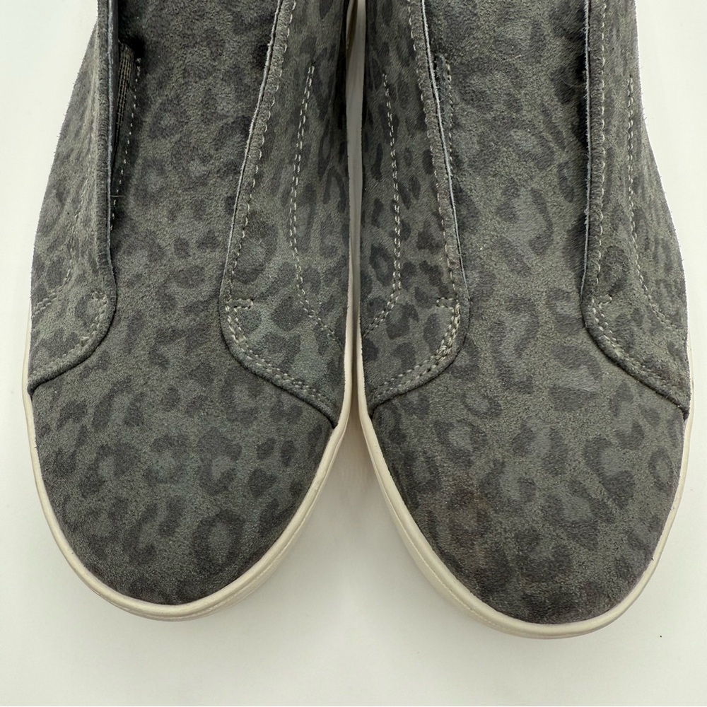 J/Slides Heidi Platform Slip On Sneakers Leather Leopard Print Women 9.5M - Picture 6 of 15